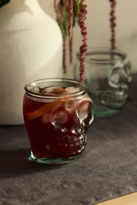 Skull Recycled Glass Tumbler | Anthropologie (US)