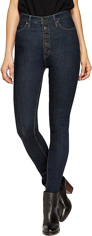 Womens Super Stretch Comfort High Waist High Rise Skinny Jeans | Amazon (US)