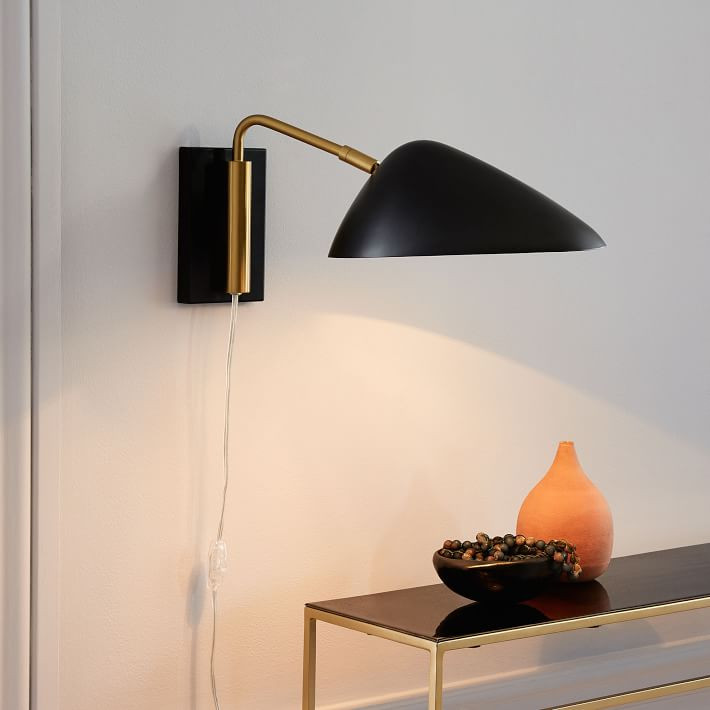 Curvilinear Mid-Century Sconce | West Elm (US)