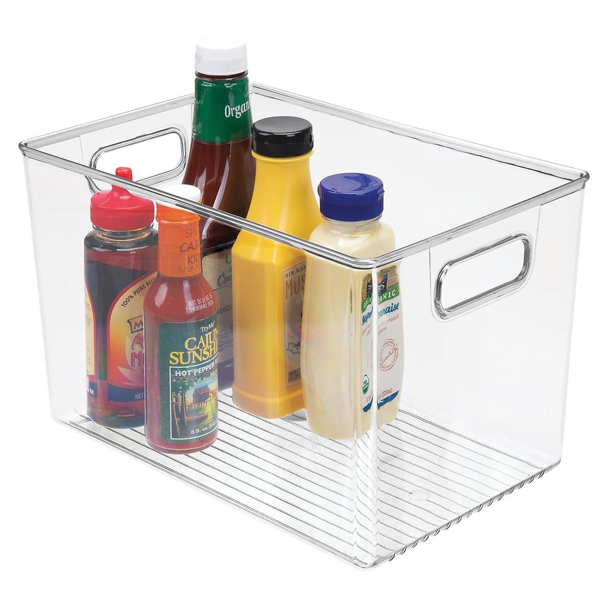 iDESIGN Linus Medium Kitchen Bin Clear | The Container Store