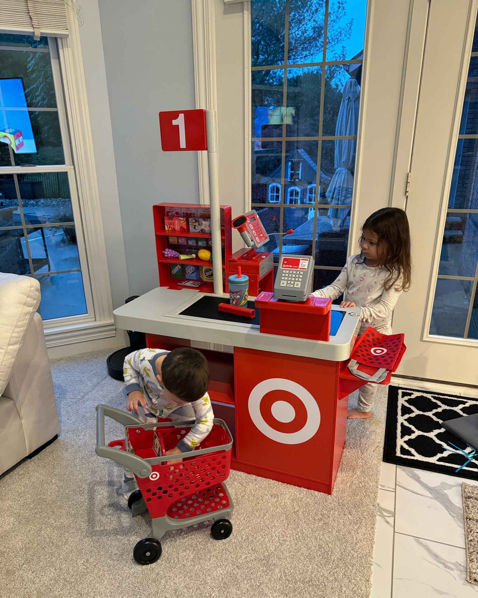 Loving their new target check lane! So much fun pretending to shop and ring customers out. 

Pretend play toys. Kids toys. Toddler toys. Grocery toy. Target finds. Target toys. Gift ideas. Preschool toys. 

#LTKKids #LTKFamily
