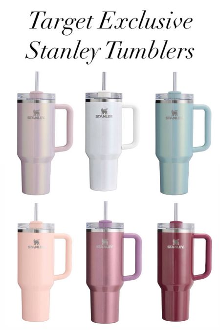 All the pretty colors in a Target Exclusive Stanley Tumblers 40 oz! 

#LTKActive #LTKStyleTip #LTKFindsUnder50