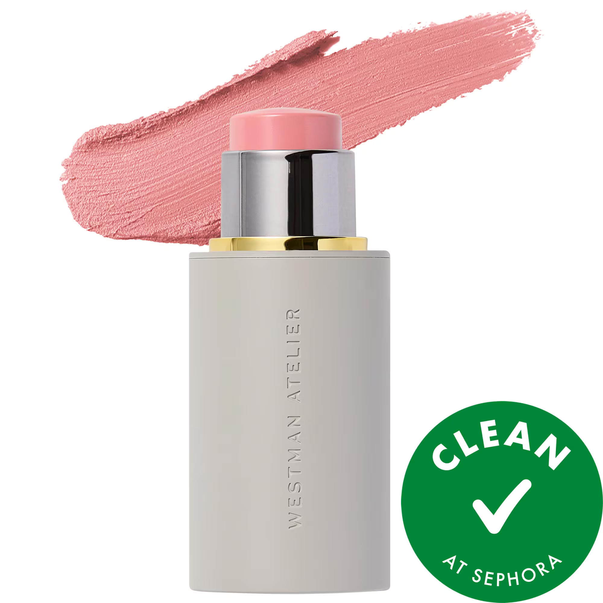 Westman Atelier Baby Cheeks Lip + Cheek Cream Blush Stick Coquette 0.21 oz / 6 g | Sephora (US)