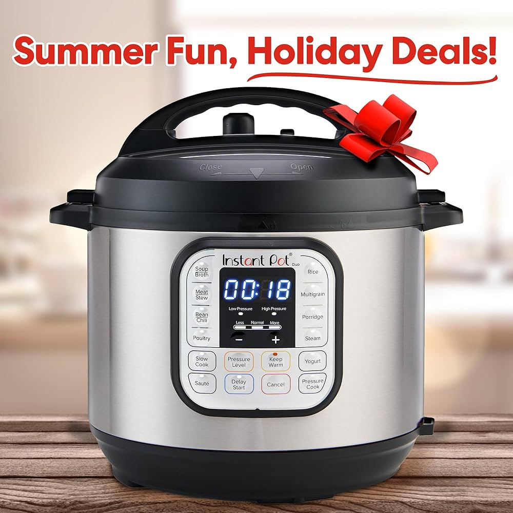 Instant Pot Duo 7-in-1 Electric Pressure Cooker, Slow Cooker, Rice Cooker, Steamer, Sauté, Yogur... | Amazon (US)