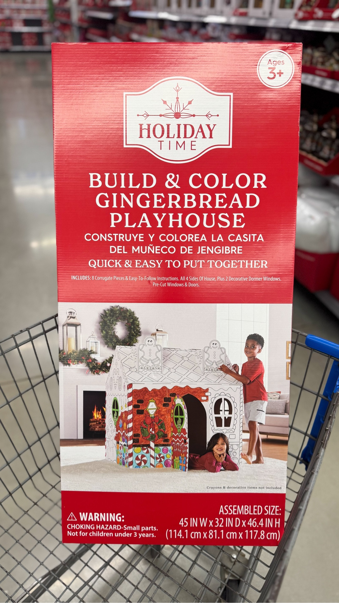 Build and Color Christmas Cardboard activity for kids at Walmartt

#LTKSeasonal #LTKKids