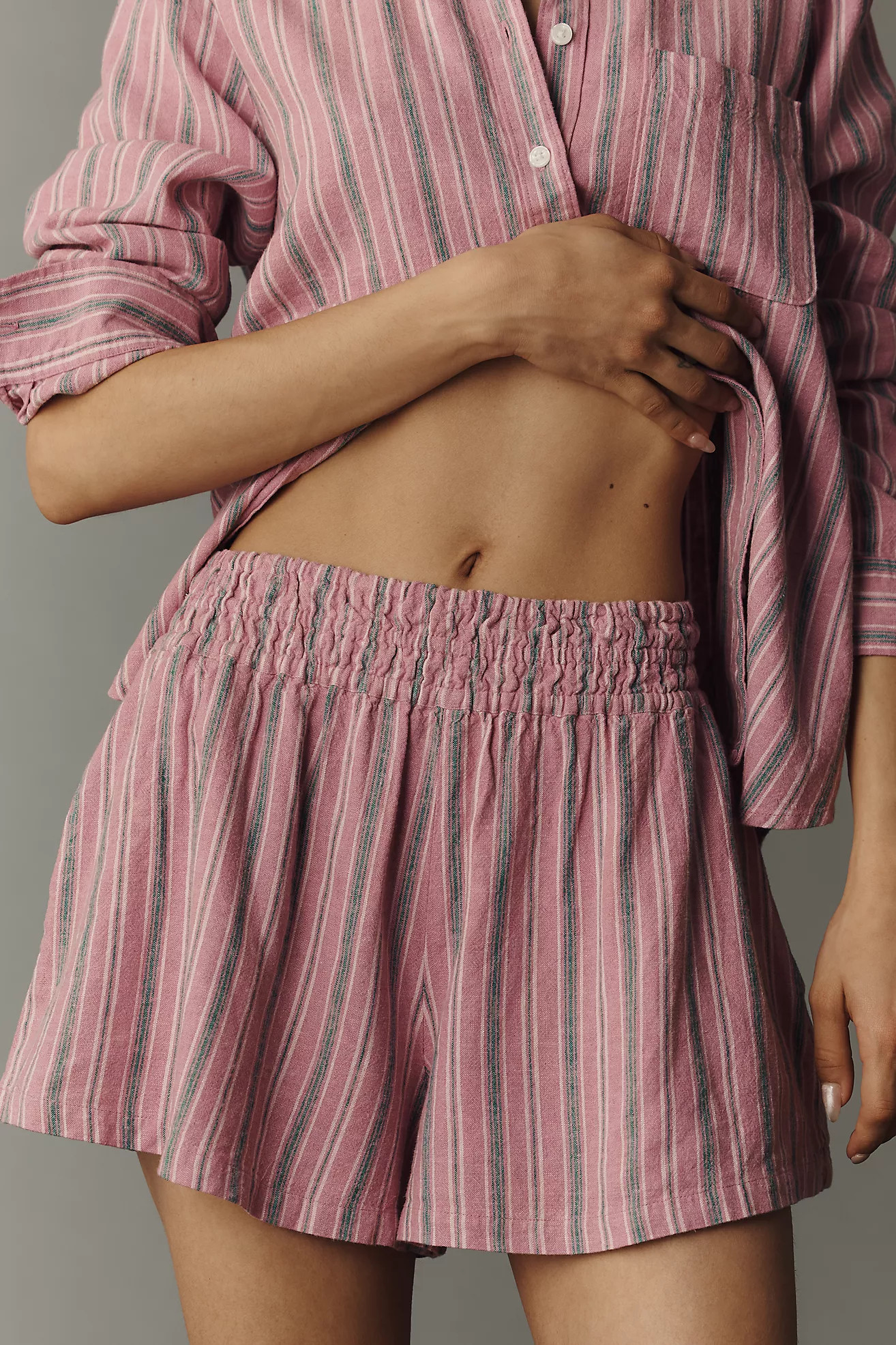 The Somerset Linen Shorts | Anthropologie (US)