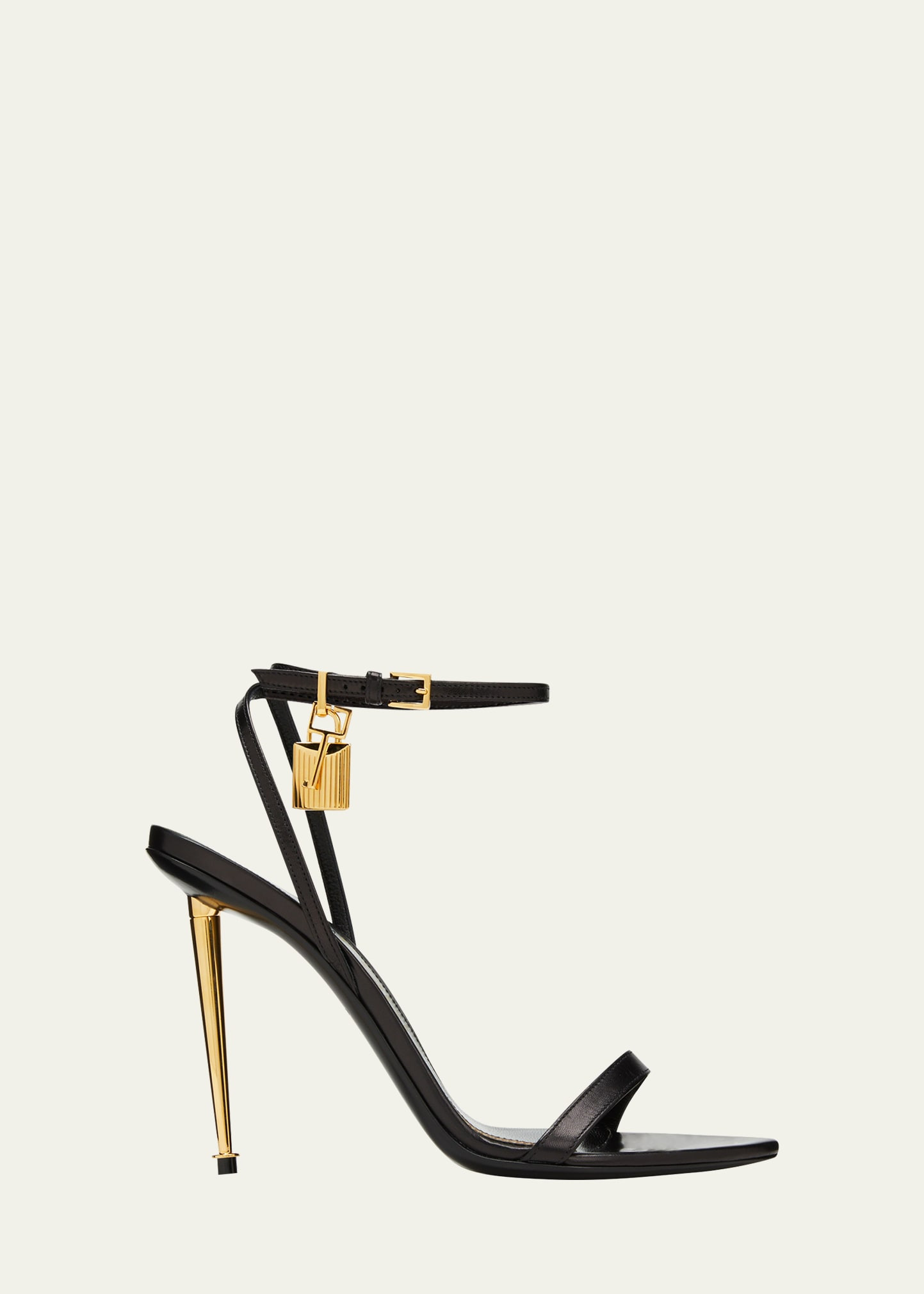 TOM FORD Lock Stiletto Sandals | Bergdorf Goodman