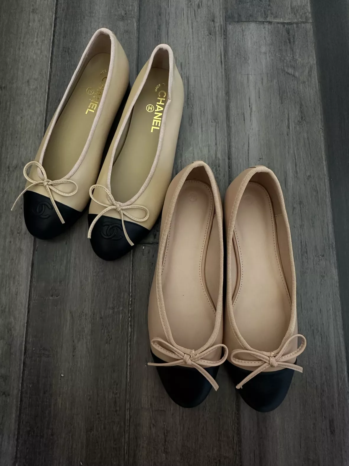 Leather Bow Ballet Pumps curated on LTK