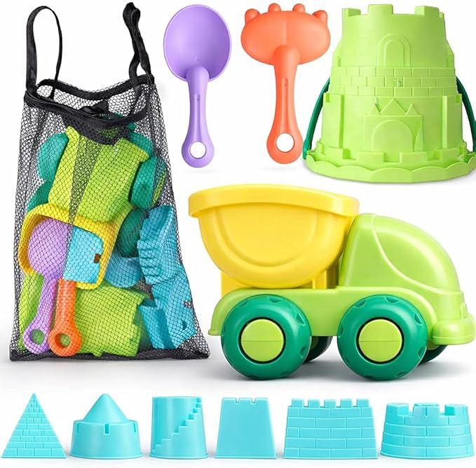 TOY Life Beach Toys for Toddlers Age 3-5, Sandbox Toy Building Sets with Sand Bucket Dump Truck a... | Amazon (US)