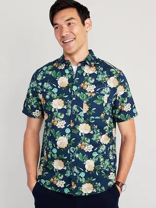 Everyday Short-Sleeve Shirt for Men | Old Navy (US)