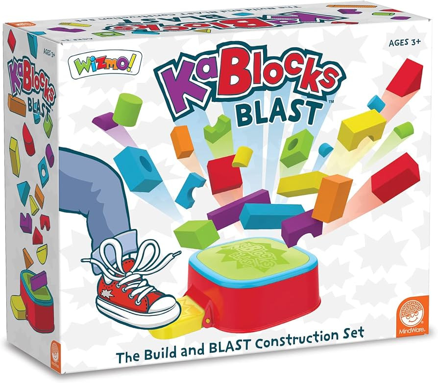 MindWare KaBlocks Blast, Includes 30 Foam Blocks, 2 Launch Blocks, Building Platform & Kaboom Lau... | Amazon (US)