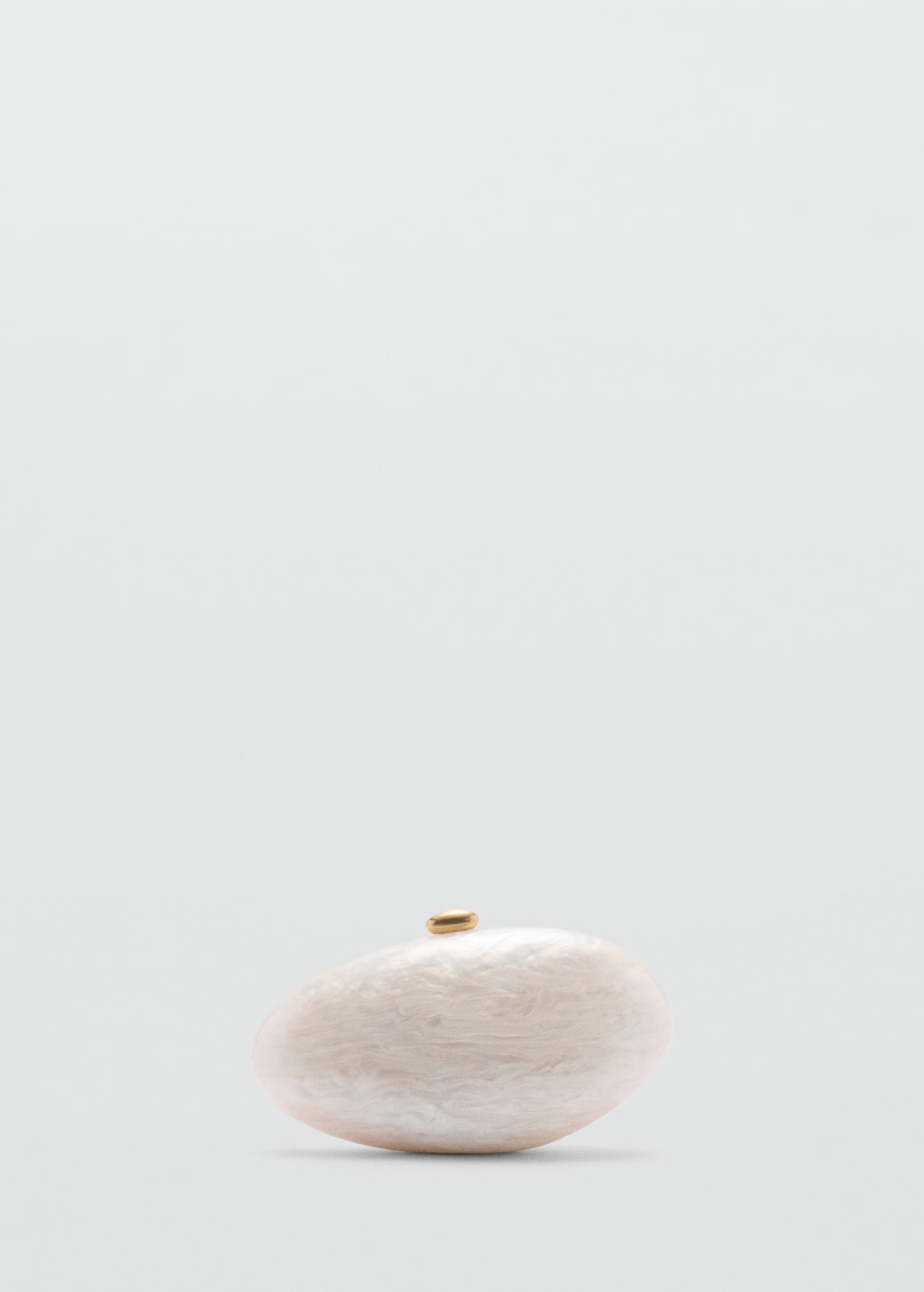 Pearl-effect clutch bag - Women | MANGO United Kingdom | MANGO (UK)