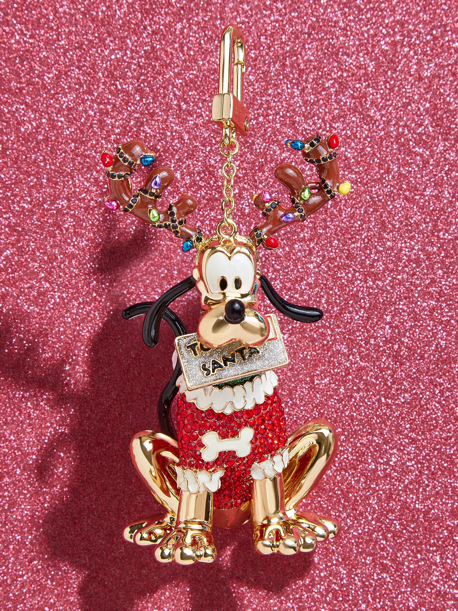 Pluto Santa's Little Helper Disney Bag Charm - Pluto Santa's Little Helper | BaubleBar (US)
