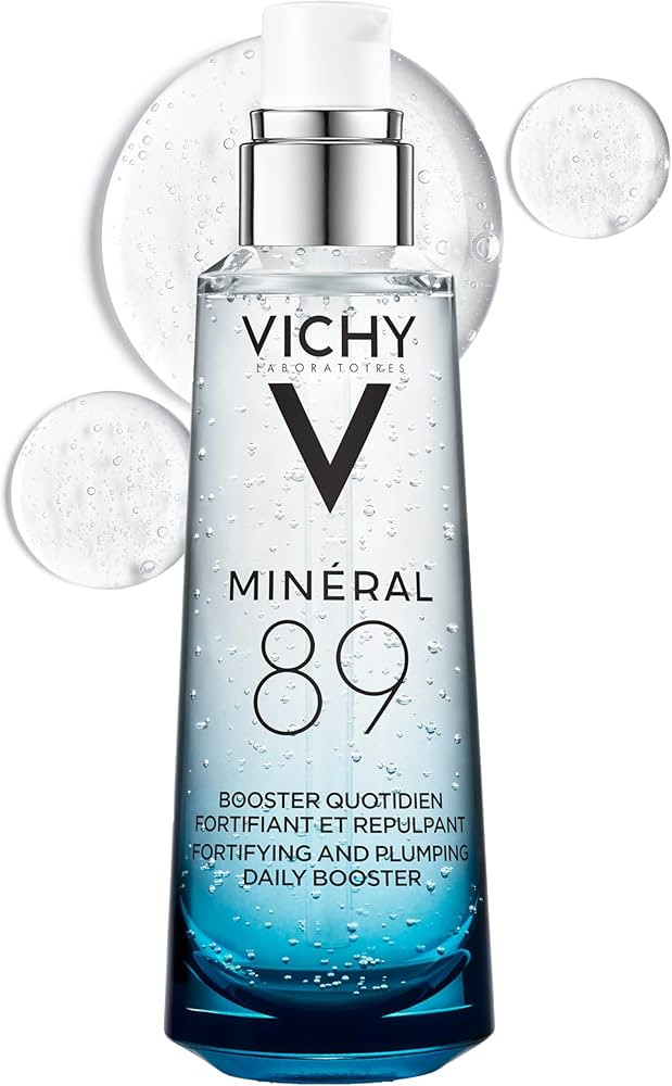 Vichy Mineral 89 Fortifying & Hydrating Daily Skin Booster, Pure Hyaluronic Acid Serum For Face, ... | Amazon (US)