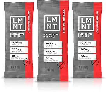 LMNT Zero-Sugar Electrolytes - Watermelon Salt - Hydration Powder Packets | No Artificial Ingredi... | Amazon (US)