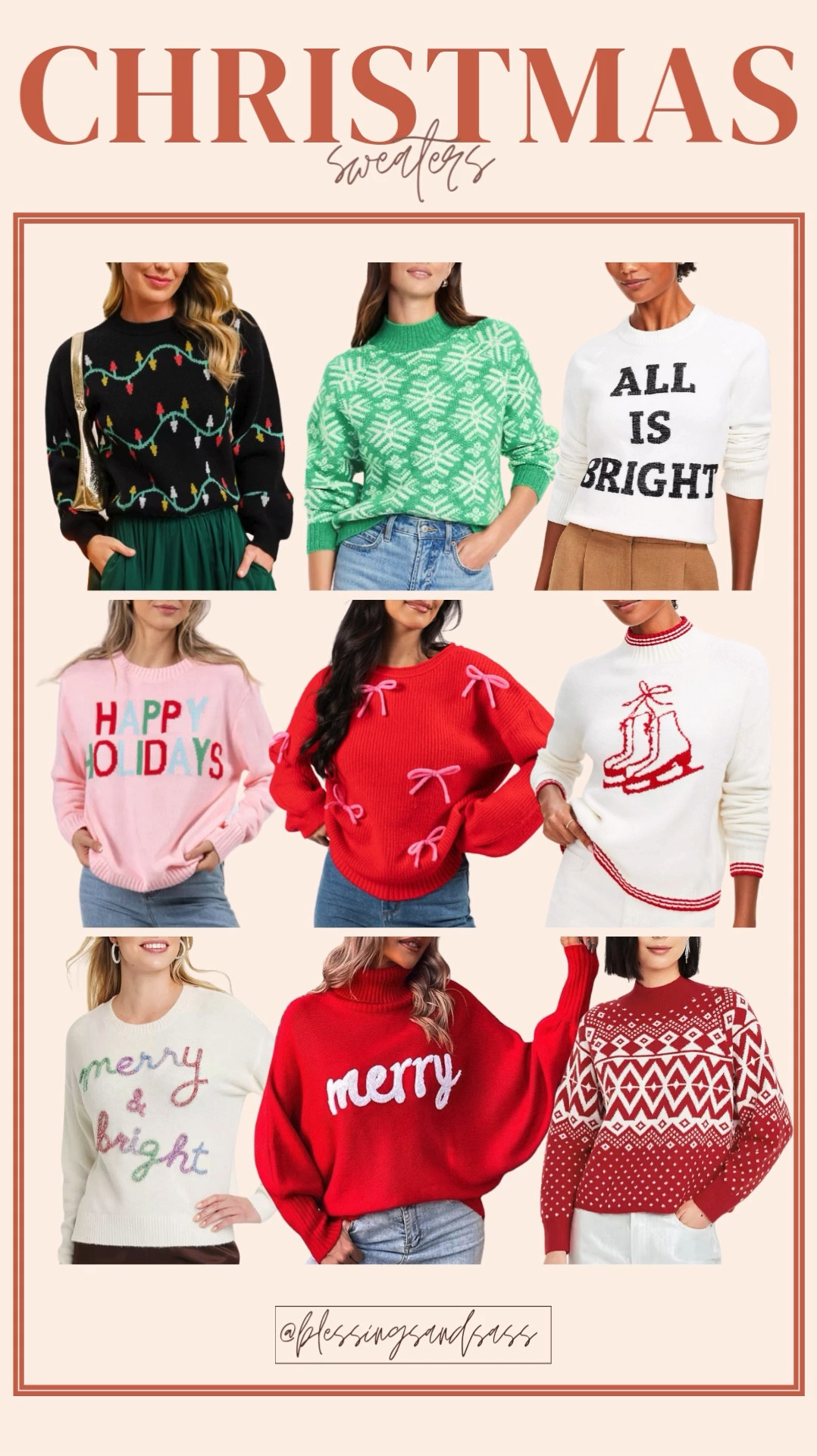 Christmas sweaters I’m loving! 

Christmas sweaters, women’s fashion, holiday fashion, holiday outfit inspo, holiday sweaters, holiday ootd, Christmas, Christmas outfit inspo, sweaters 

#LTKStyleTip #LTKHoliday #LTKSeasonal