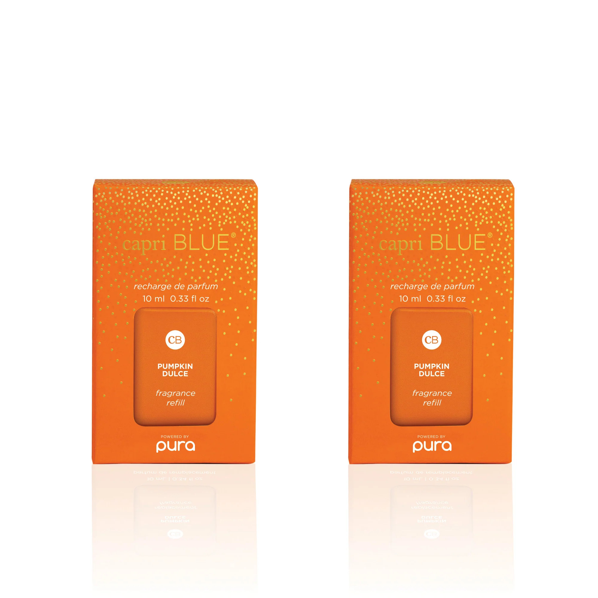 CB + PURA Diffuser Refill 2-Pack Bundle, Pumpkin Dulce | Capri-Blue