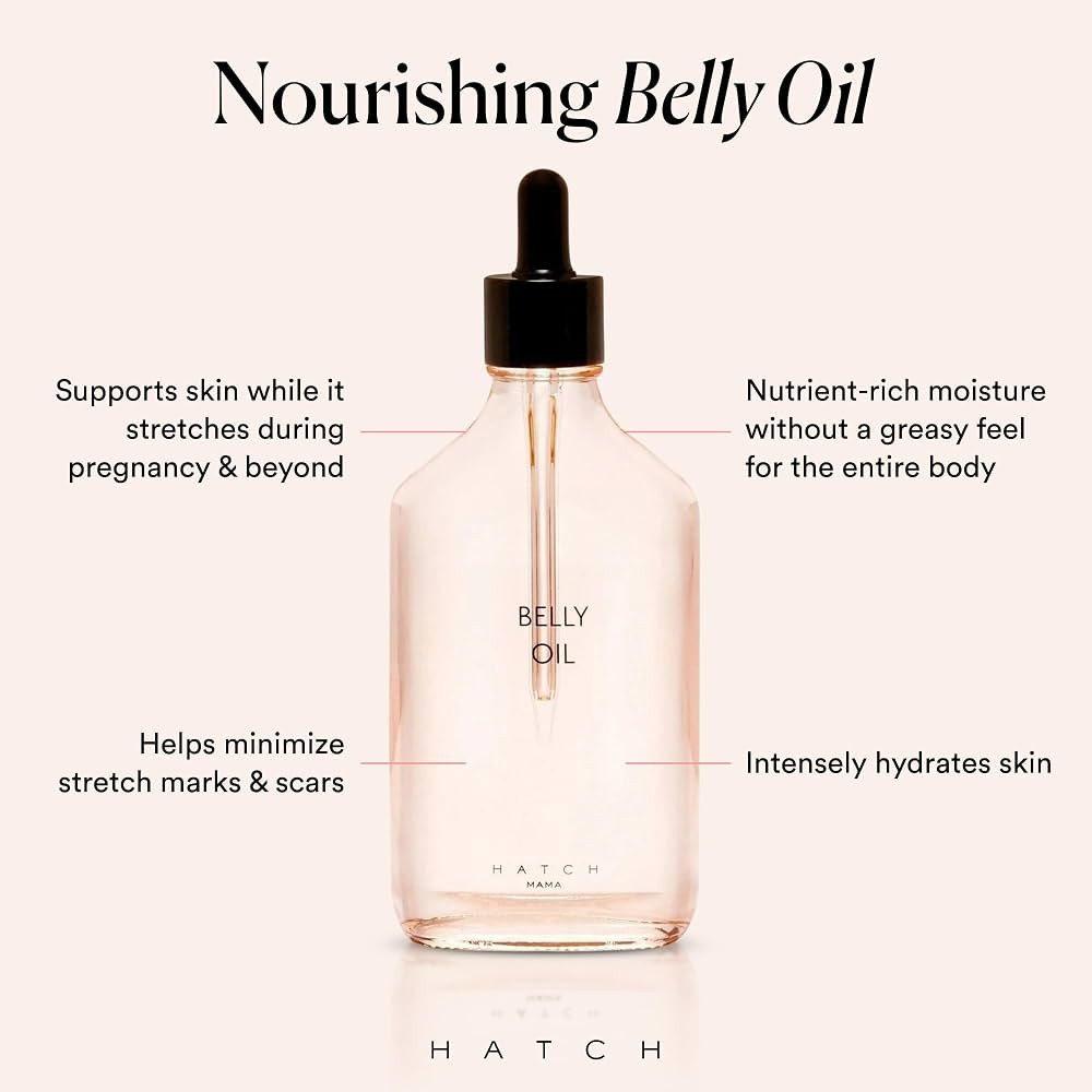 HATCH Belly Oil, Pregnancy & Postpartum Skincare for Stretch Marks | Amazon (US)