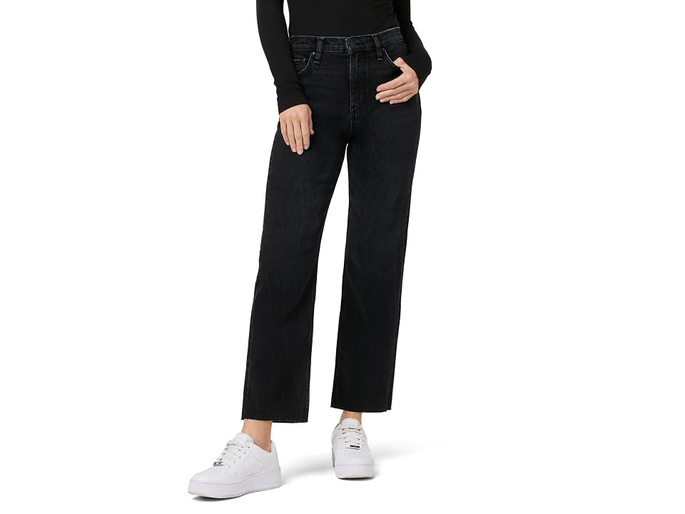 Hudson Jeans Remi High-Rise Straight Ankle in Fade To Black (Fade To Black) Women's Jeans | Zappos