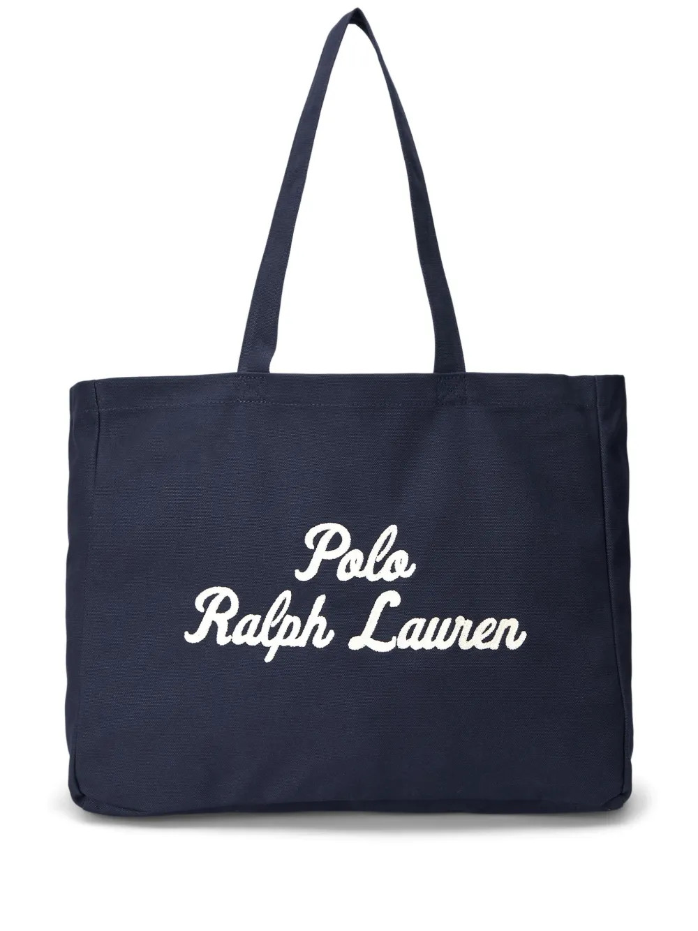 Polo Ralph Lauren logo-embroidered Cotton Tote Bag | Blue | FARFETCH | Farfetch Global