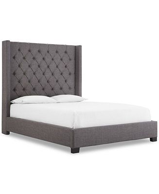 Monroe II Upholstered Queen Bed, Created for Macy's | Macy's