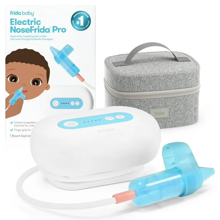 Frida Baby Electric NoseFrida Pro Nasal Aspirator for Baby, Hospital Grade Suction, 5 Suction Lev... | Walmart (US)