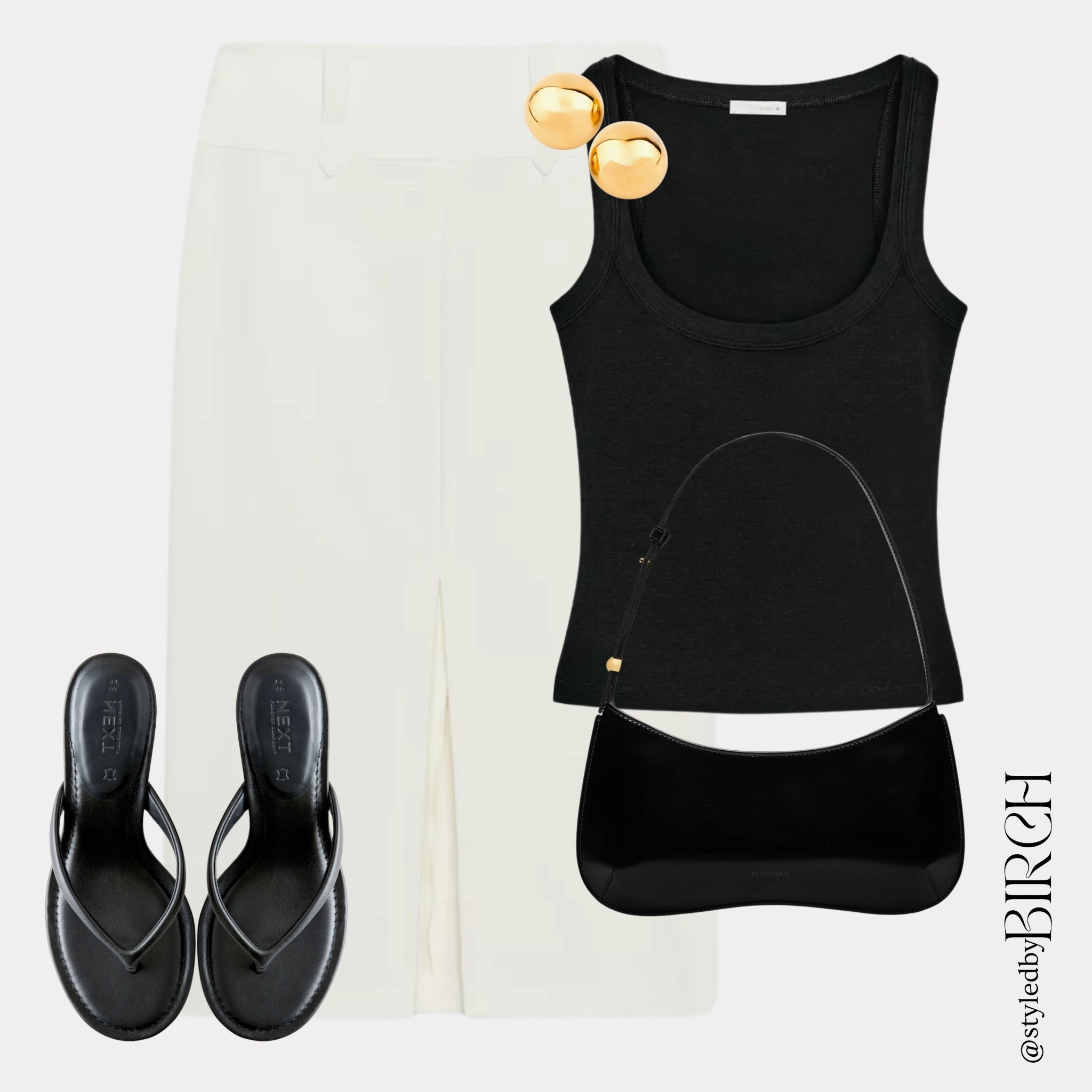 Minimal 90s chic and I am completely here for it 🙋🏽‍♀️

Black tank with white pencil skirt, clean, sharp and effortlessly cool. Now picture hair clipped up in a claw clip with bangs hanging down framing the face… this aesthetic never gets old.

#ootd #outfitinspo #90sfashion #minimalstyle #chicstyle

Tags 🏷️
Black ribbed tank, white pencil skirt with slit, black patent shoulder bag, black flip flops, gold dome earring

#LTKspring #LTKsummer #LTKeurope