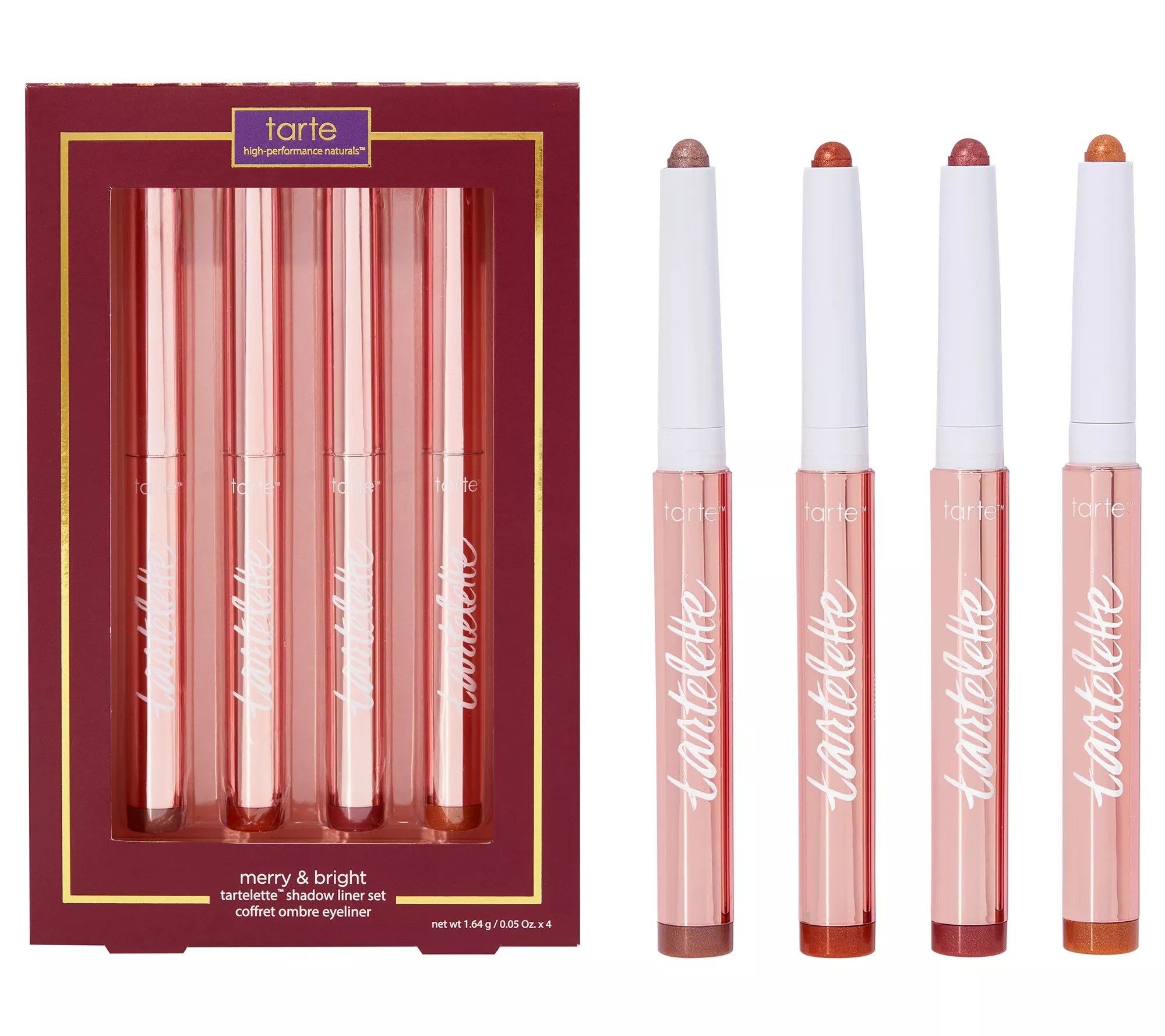 tarte Merry & Bright tartelette Shadow Stick 4-pc Set - QVC.com | QVC