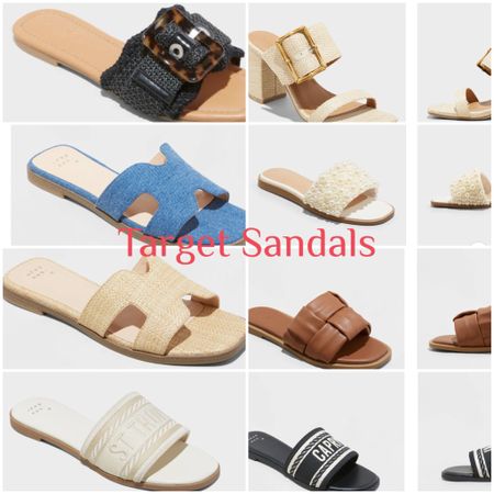 Target sandals we went in store and tried on and/or bought! All comfy all cute! All true to size 

#LTKSpringSale #LTKSeasonal #LTKfindsunder50