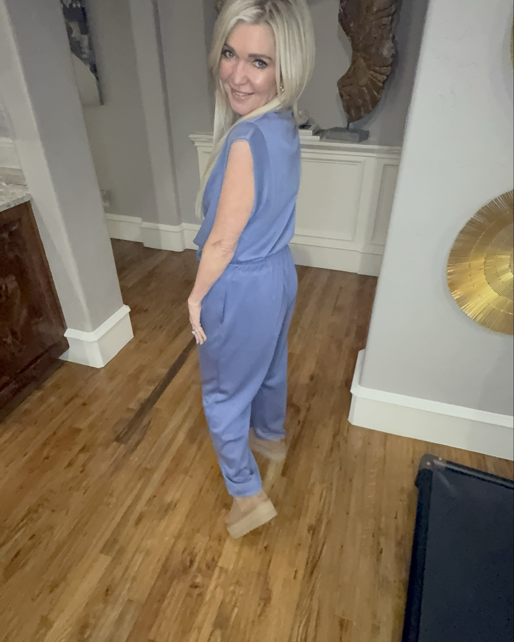 Comfy, cute, and effortless 🤍 This Amazon two-piece set is my go-to for looking pulled together while feeling like I’m in loungewear — paired with my UGGs for the ultimate cozy-chic vibe. Perfect for travel days, errands, or nights in.

#LTKmomlife #LTKPetite #LTKdayinmylife