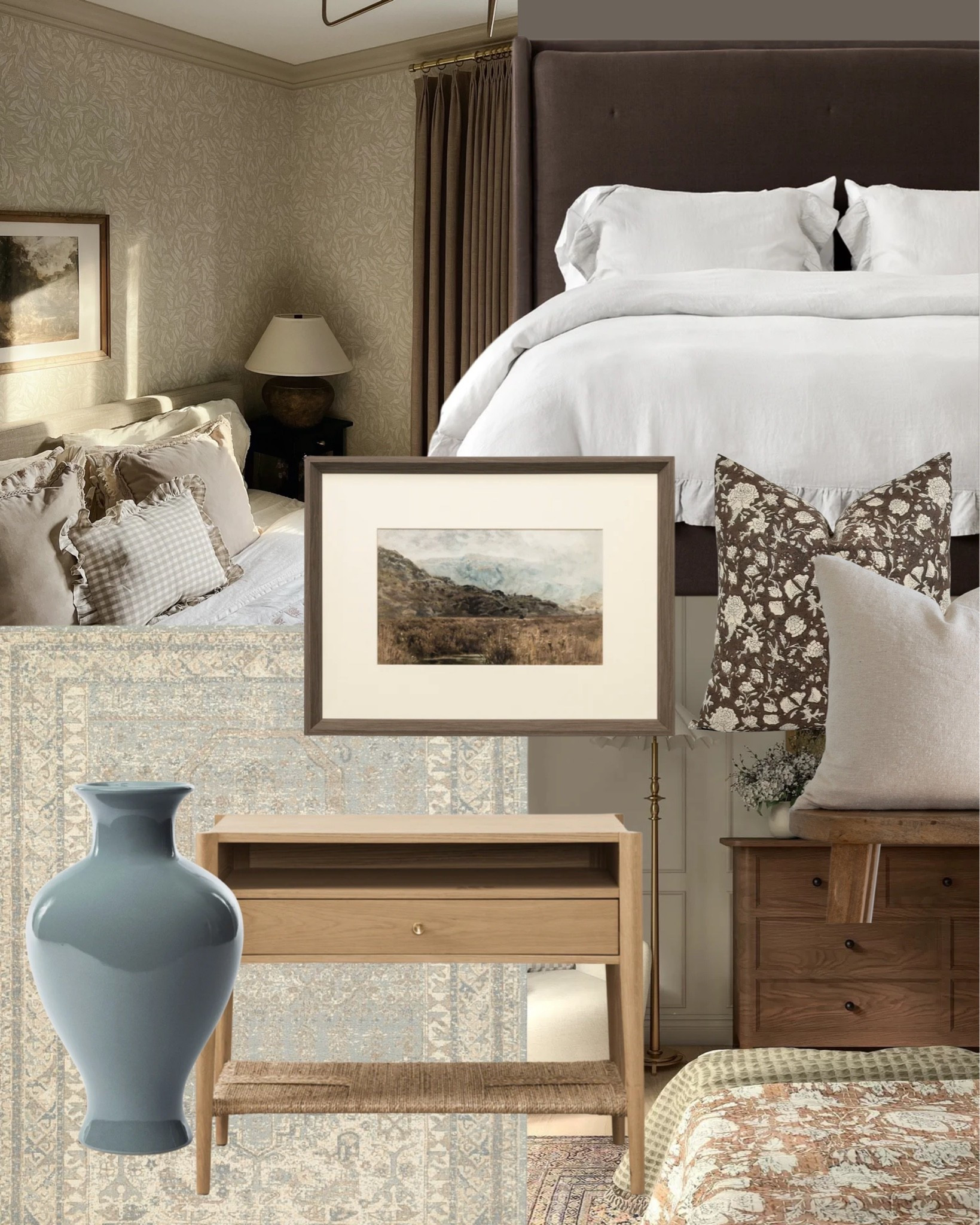 Bedroom touches for a space that feels restful and refined. 

An upholstered headboard, layered bedding in soft neutrals, a bedside lamp worth leaving on, and the small styling details that make a bedroom feel finished instead of just furnished.

Shop the pieces here!

#LTKHome