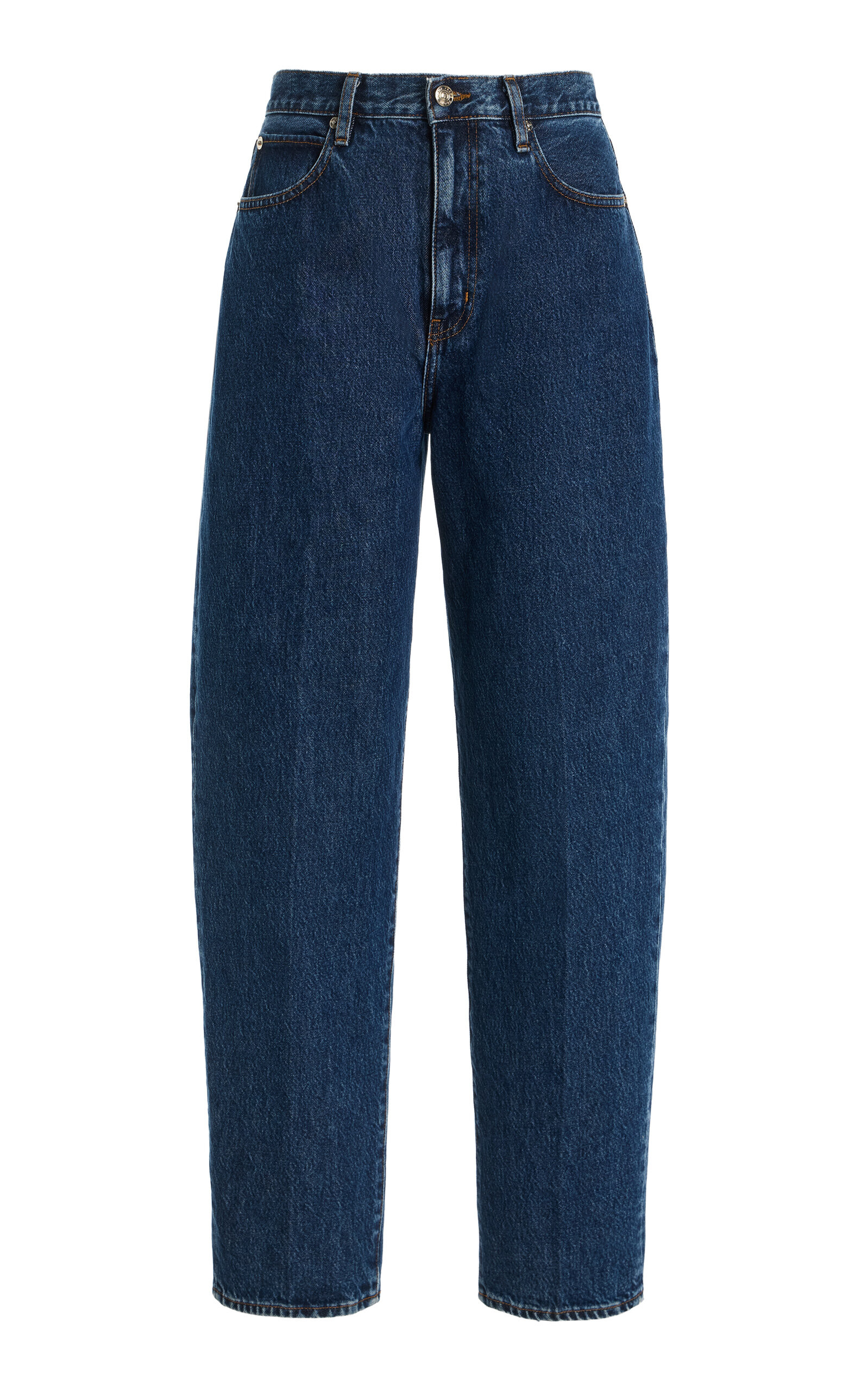 The Neat High-Rise Barrel-Leg Jeans | Moda Operandi (Global)