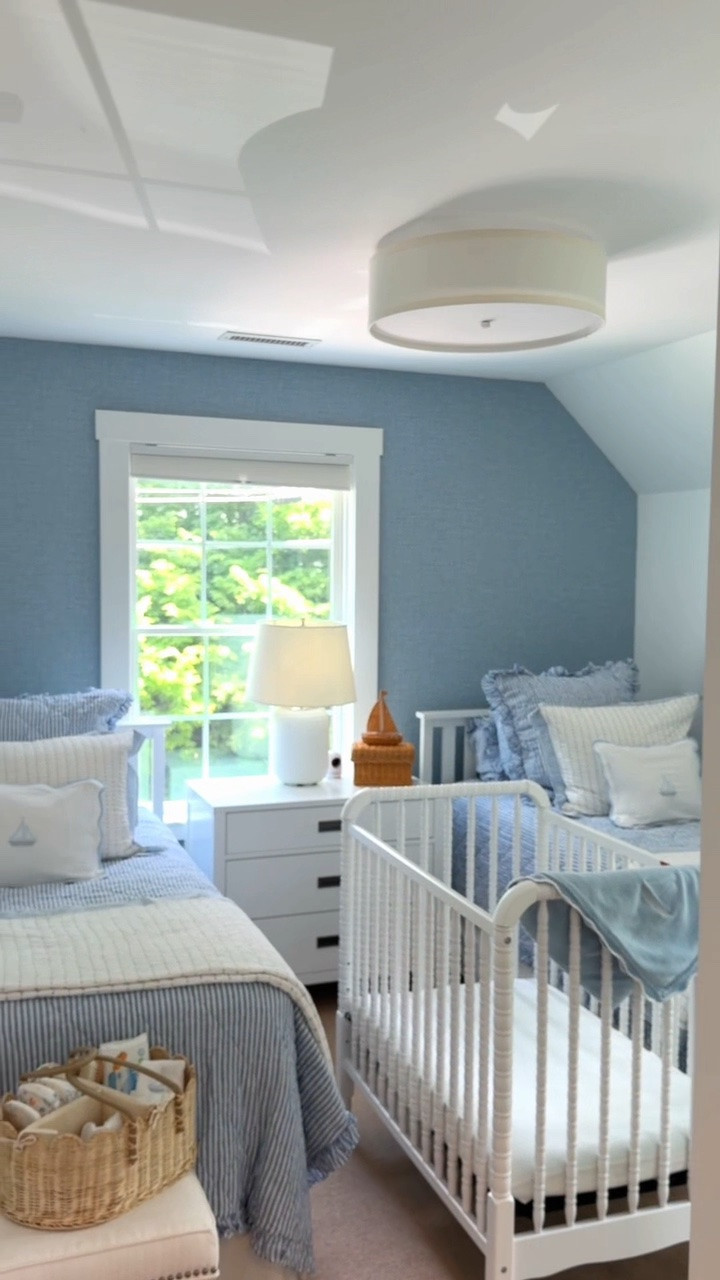 Shop our coastal nursery at our lake house for my wonderful nephew! 🍼⚓️🌊
