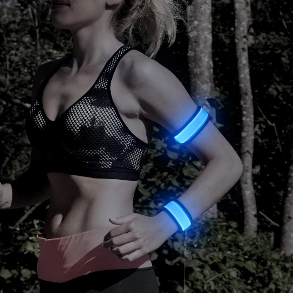 Higo LED Running Armband - 2 Pack LED Wristbands Running Lights for Nighttime Activities, Light U... | Amazon (US)