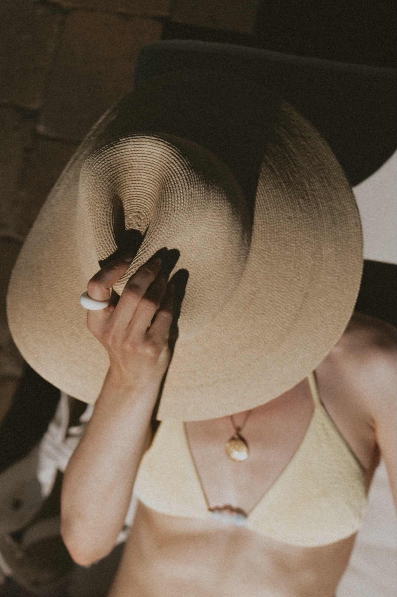 Heading into the weekend ☀️ 
@Janessa Leone Colette hat 👒 
David Yurman Petrvs Tree of life coin necklace 
Hunza G Gina bikini in butter yellow @Bloomingdale's US @Revolve

#LTKSeasonal #LTKTravel #LTKSwim