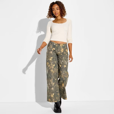 Women's Wide Leg Utility Pants - Wild Fable™ | Target