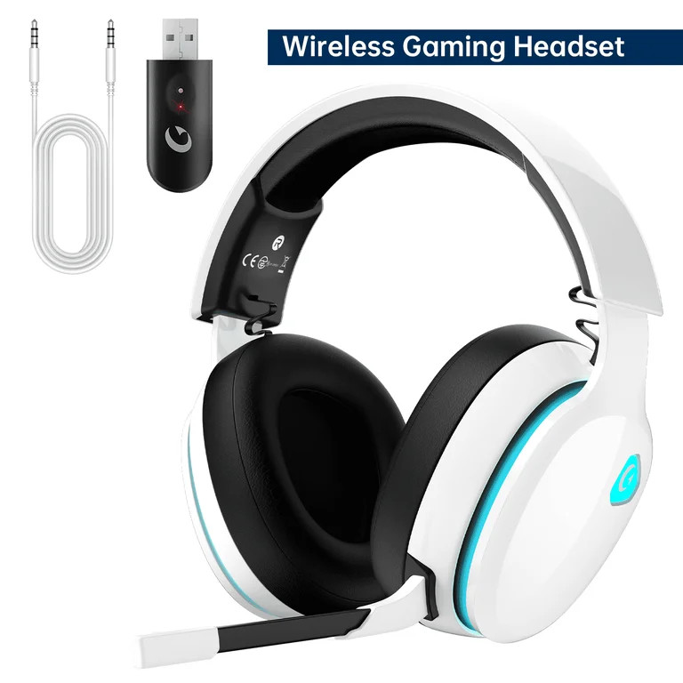 Ecomoment Wireless Gaming Headset for PS5, PS4, PC, Switch, Mac with Bluetooth 5.2, 2.4GHz USB Ga... | Walmart (US)