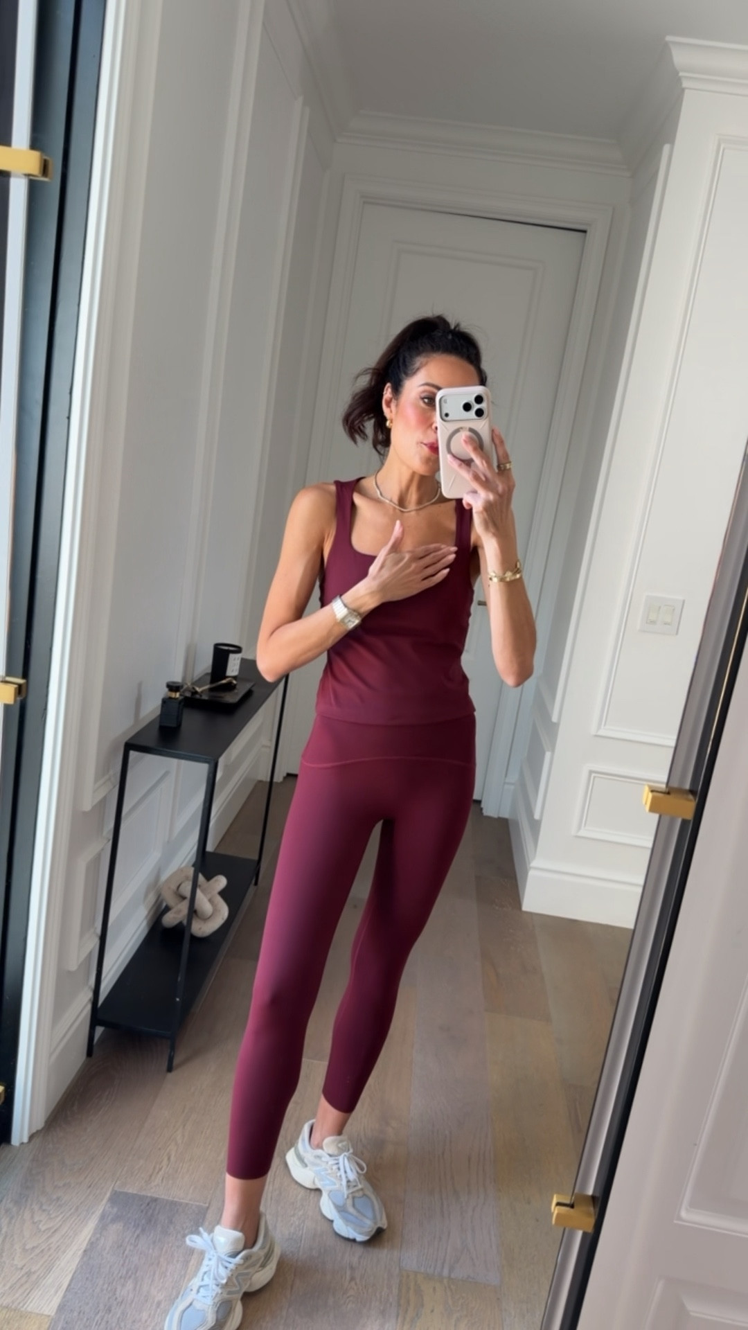 This set is perfection, will take you from Pilates to running errands! Use code: LUCYSWHIMSXSPANX for 15% off first order!
Top XS
Bottoms S, size up 

#LTKSeasonal #LTKOver40