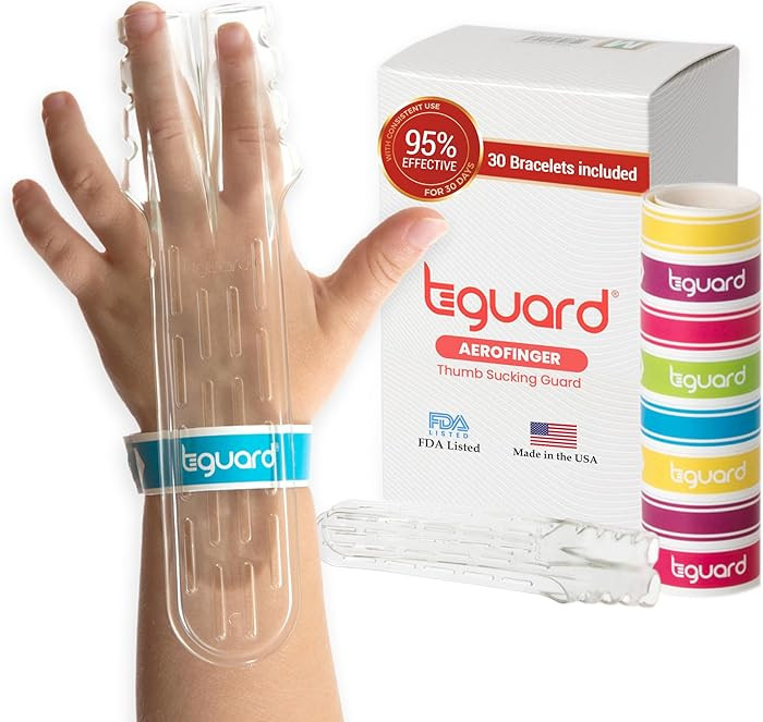 AeroFinger Anti-Finger Sucking Guard – Finger Sucking Prevention Kit, Deterrent to Stop Finger ... | Amazon (US)