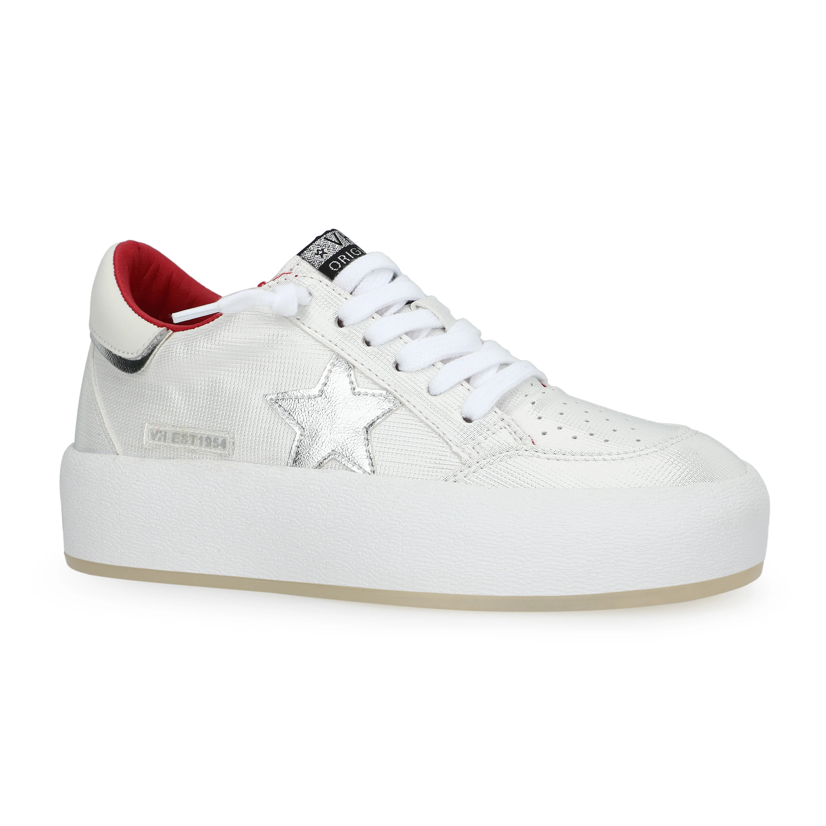 REAM 10 - WHITE/SILVER/RED | Vintage Havana