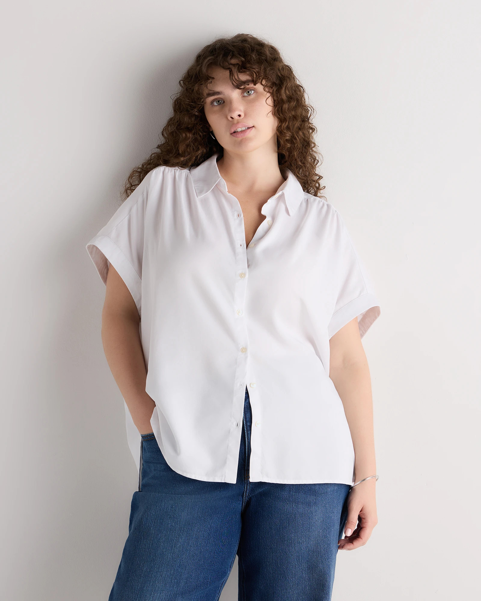 Vintage Wash Tencel Camp Shirt | Quince
