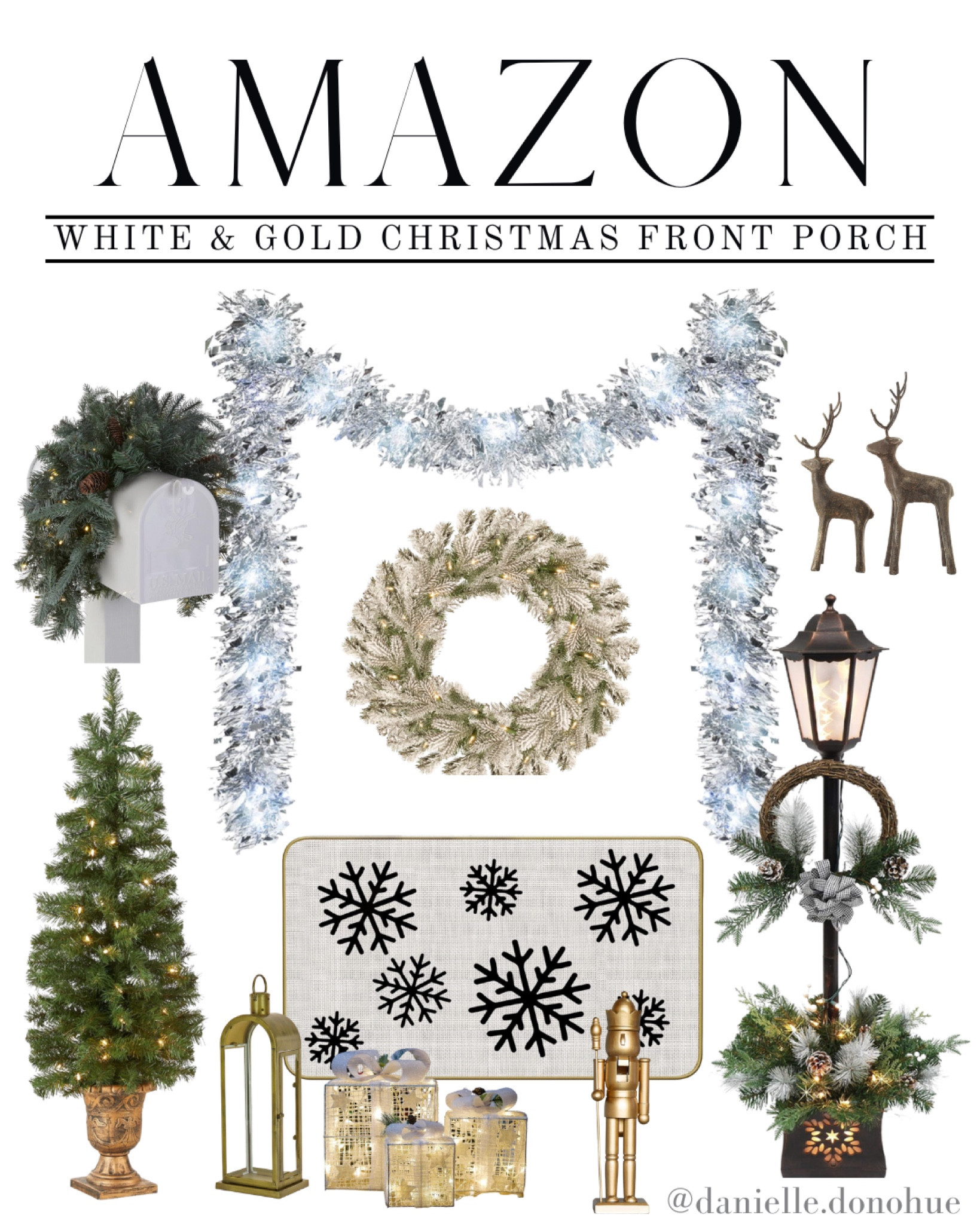 Transform your porch into a white and gold Christmas place with these affordable decor pieces!
#holidaydecor #amazonfinds #designtips #patiofinds

#LTKhome #LTKstyletip #LTKHoliday