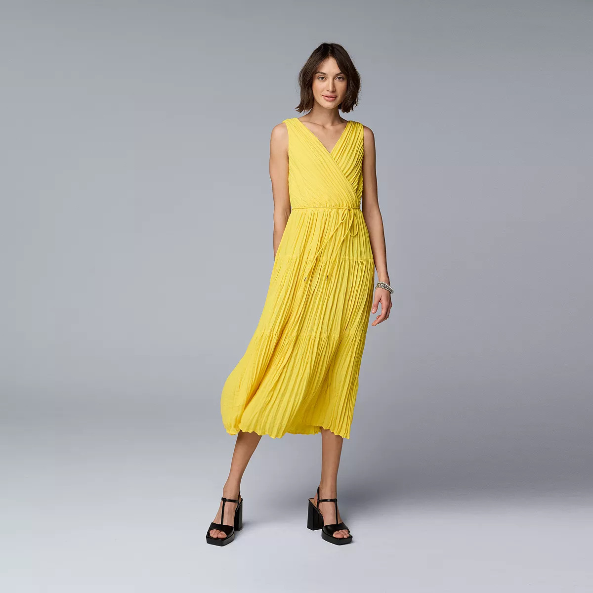 Women's Simply Vera Vera Wang Double-V Maxi Dress | Kohl's