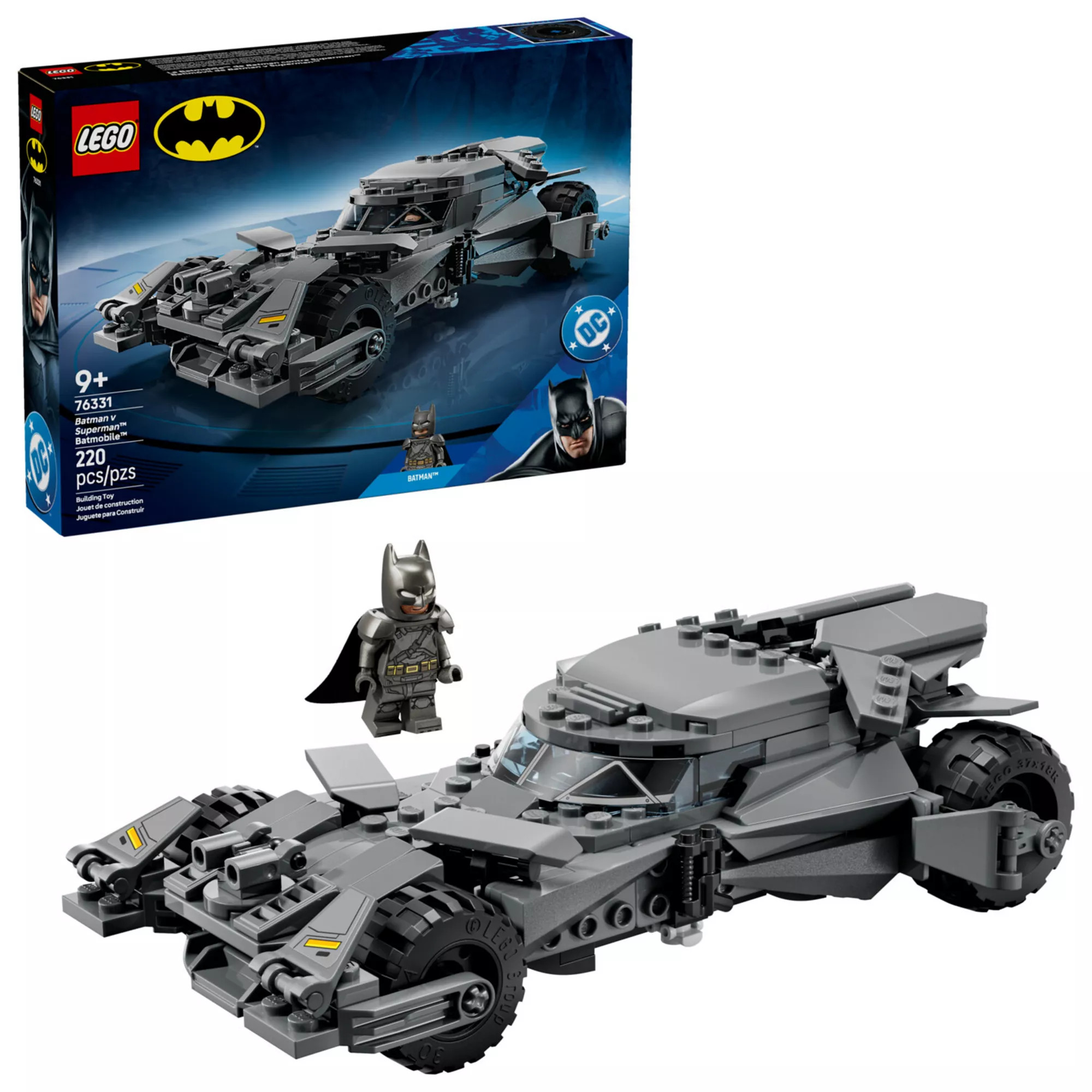 LEGO DC Batman Batman v Superman Batmobile 76331 Building Kit (220 Pieces) | Kohl's