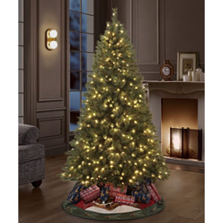 Pre-Lit 500 Warm White LED Light Denali Fir Artificial Christmas Tree, 7.5 ft, by Holiday Time - ... | Walmart (US)