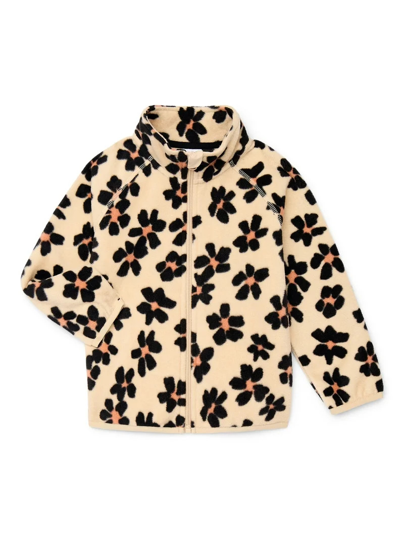 Wonder Nation Baby and Toddler Microfleece Jacket, Size 12M-5T - Walmart.com | Walmart (US)