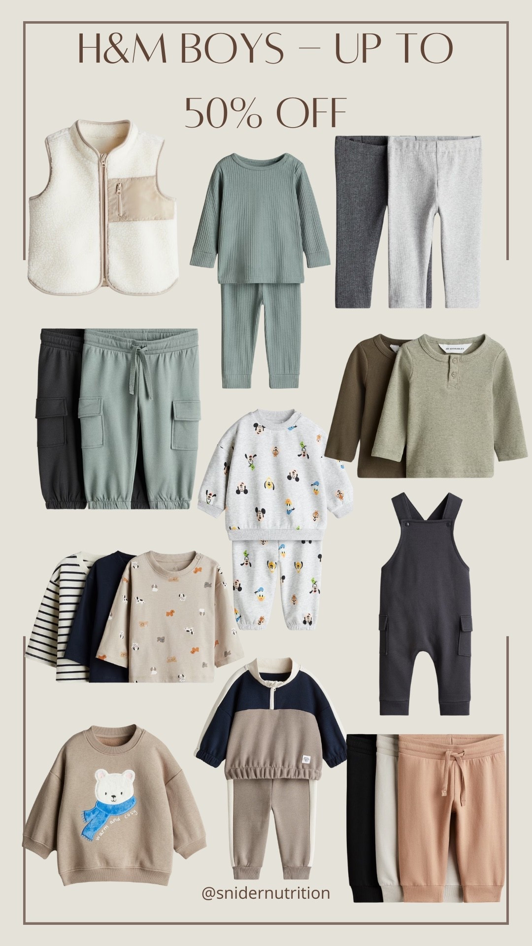 My biggest hack for shopping for kids clothes - wait for H&M to have sales. 


Boys clothes, toddler clothes, toddler boy clothes, kids clothes, baby clothes, fall kid clothes, toddler fall clothes, toddler vest, toddler clothing sets, toddler sweat sets, toddler pants, toddler overalls, toddler sweatshirt, toddler boy clothing