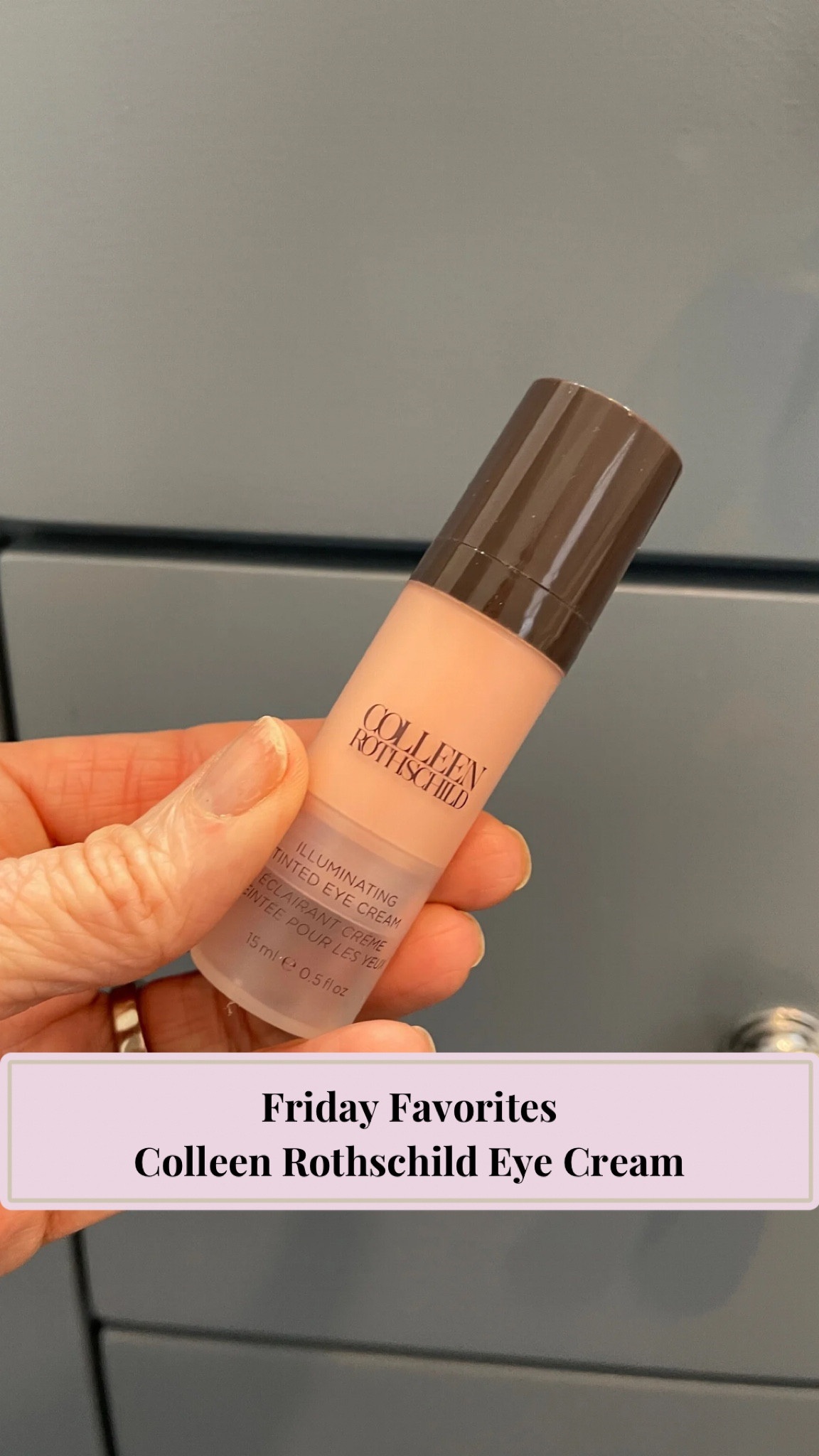 Colleen Rothschild skincare is my most favorite and most used brand. The illuminating eye cream is phenomenal!

Beauty, mature skin, skincare, highlighter, lip mask, bum bum cream, blush, gift sets, cream eye shadow, cream blush, lip gloss, lipstick, hand cream, sunscreen, makeup erasers, perfume, beauty blender, lipstick, lip set, Haircare 

#LTKover40 #LTKfindsunder100 #LTKbeauty