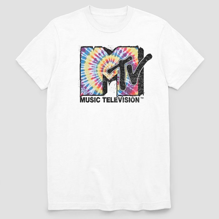 Men's MTV Short Sleeve Graphic T-Shirt White | Target