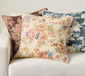 Cammi Floral Printed Pillow | Pottery Barn (US)
